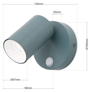 Orion - Nástěnné bodové svítidlo PENN 1xGU10/13W/230V šedá