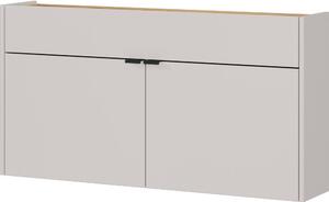 Krémová závěsná skříňka 110x57x22 cm Ameca – Germania
