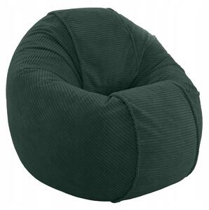 Supplies sedací pytel CORD DELUXE 2v1 - tmavě zelená barva