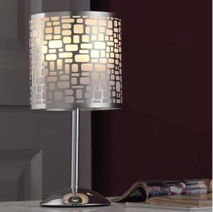 ONLI - Stolní lampa BRUCE 1xE27/15W/230V 40 cm matný chrom