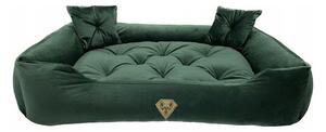 Pelíšek pro psa SUPPLIES VELVET Velikost M 70x60 - zelený