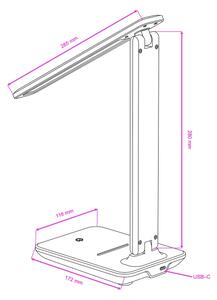 Brilagi-LED Stmívatelná stolní lampa MODO LED/7W/230V 3000/4000/6500K hnědá