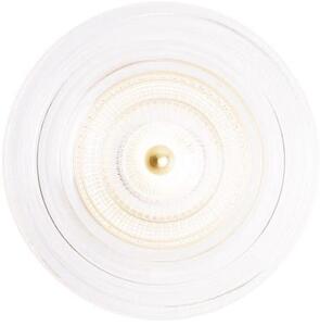 MaxLight Lipari nástěnné svítidlo 1x6 W průhledná-zlatá W0358