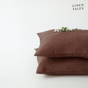 Lněný povlak na polštář 50x70 cm Chocolate – Linen Tales