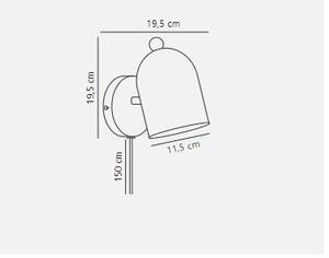 Nordlux Gaston nástěnné svítidlo 1x15 W růžová 2412671057