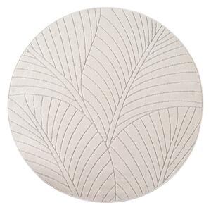 Krémový kulatý vnitřní a venkovní koberec ø 80 cm Nova 1203 – Ayyildiz Carpets