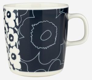 Marimekko Hrnek Oiva Unikko Kollaasi velký tmavě modrý 60th Anniversary 400ml