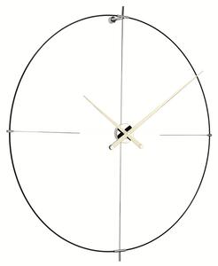 Designové nástěnné hodiny Nomon Bilbao L 110cm, bílé-černé