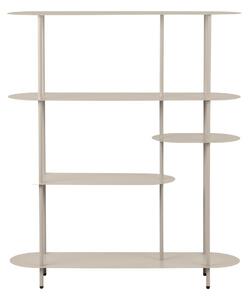 Béžový kovový regál 118x139x31 cm Rieti – House Nordic