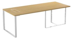 NARBUTAS - Kancelářský stůl PLANA 180x90x75 cm s elektrokrabicí na pravé straně