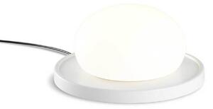 Stolní lampa MARSET, Bolita, stmívatelné, Bílá, Obývací pokoj, Sklo, Design