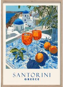 Tištěný obraz s rámem 50x70 cm Santorini – Styler