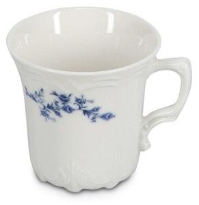 Bílý/modrý porcelánový šálek na cappuccino 200 ml Retro – BonBistro