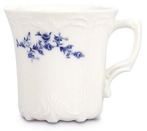 Bílý/modrý porcelánový šálek na cappuccino 200 ml Retro – BonBistro