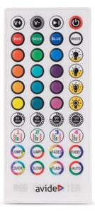 Set: LED pásek 3,2W/m, RGB, 5m s ovladačem, dálkovým ovládáním a zdrojem, barevná hudba