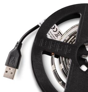 Set: voděodolný LED pásek 7,2W/m, 330lm/m, RGB, délka 2m, s ovladačem a USB koncovkou