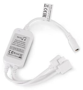 Set: LED pásek 3,2W/m, RGB, 5m s ovladačem, dálkovým ovládáním a zdrojem, barevná hudba