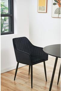Set 2 ks jídelních židlí SJ.040, černá