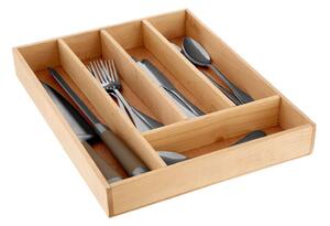 Dřevěný příborník do zásuvky v přírodní barvě 30 x 38 cm – Premier Housewares