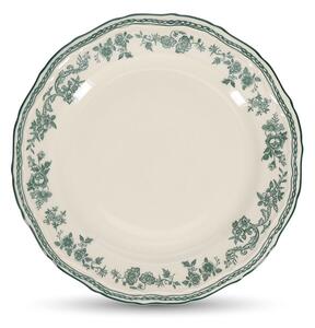 Zelený/slonovinový dezertní porcelánový talíř ø 21,5 cm Cyril – S|P Collection