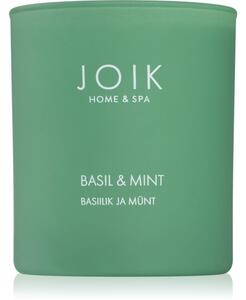 JOIK Organic Home & Spa Basil & Mint vonná svíčka 150 g