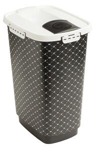 Černý box na granule 25 l Cody - Rotho