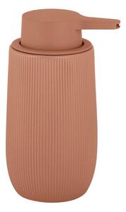 Hnědý plastový dávkovač mýdla 400 ml Fablo – Wenko