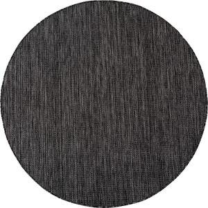 Černý kulatý vnitřní a venkovní koberec ø 80 cm Mira 1450 – Ayyildiz Carpets