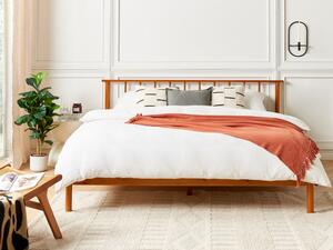 Manželská postel 180 cm Barza (světlé dřevo). 1080336