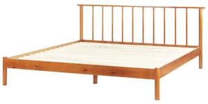 Manželská postel 180 cm Barza (světlé dřevo). 1080336