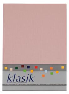Bavlněné prostěradlo KLASIK pudrová 260 x 270 cm