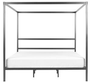 Manželská postel 180 cm Lesta (černá). 1080912