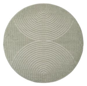 Zelený kulatý vnitřní a venkovní koberec ø 80 cm Nova 1201 – Ayyildiz Carpets