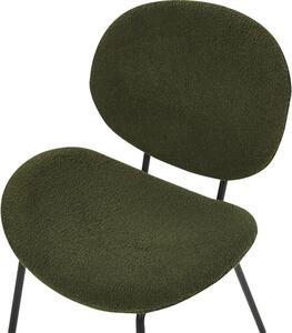 Set 2 ks jídelních židlí Luaza (zelená). 1081044