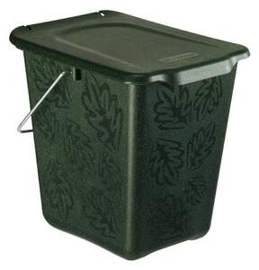 Tmavě zelená nádoba na kompostovatelný odpad 7 l Greenlije - Rotho