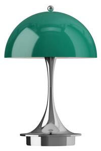 Louis Poulsen Přenosná lampa Panthella 160 V3, chrome original opal green 5744613428