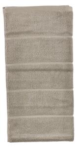 Taupe froté bavlněný ručník 50x100 cm Sauna – Zone