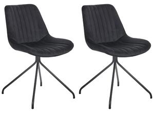 Set 2 ks jídelních židlí Navza (černá). 1081672