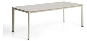 Zahradní jídelní stůl s deskou z kamene 100x220 cm Anafi – Kave Home