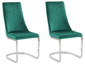 Set 2 ks. jídelních židlí ALTANA (zelená). 1026778