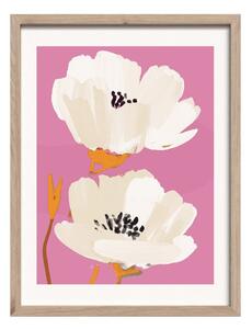 Tištěný obraz s rámem 30x40 cm Peony Bloom – Styler