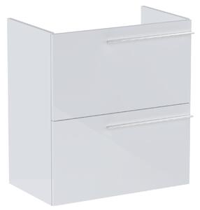 Roca Ella skříňka 58.5x34.6x63.5 cm pod umyvadlo závěsná bílá A857778806