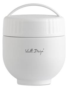 Bílá termoska na jídlo z nerezové oceli 680 ml Fuori – Vialli Design