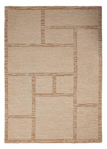 Ručně tkaný vlněný koberec v přírodní barvě 140x200 cm Harris Modula Wool – Flair Rugs