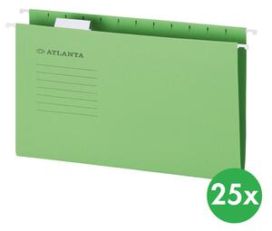 Závěsné desky A4, zelené, 25 ks