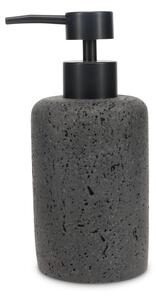 Tmavě šedý dávkovač mýdla z polyresinu 250 ml Suds – S|P Collection