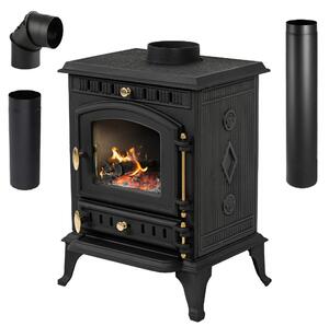 THUNDER® | MITRA | voln stojící kamna | litinová kamna | dřevo | 7 kW
