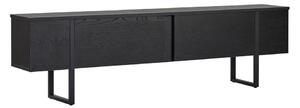 Černý TV stolek 180x50x30 cm Onera – Kalune Design