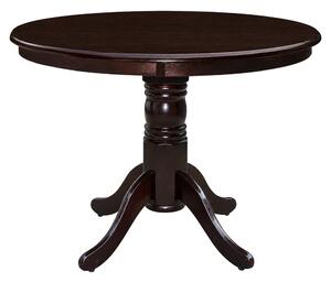 KONDELA Jídelní stůl, kulatý, kaštan, průměr 106 cm, TABLOS NEW