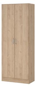 Šatní skříň v dekoru dubu v přírodní barvě 70x181x36 cm Focus – Tvilum